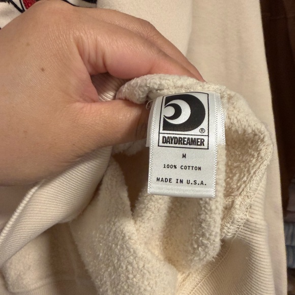 Daydreamer Cream Rolling Stones Graphic Crewneck Sweatshirt - Picture 4 of 4